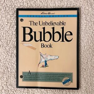 Vintage The Unbelievable Bubble Book by John Cassidy Klutz Press 1989